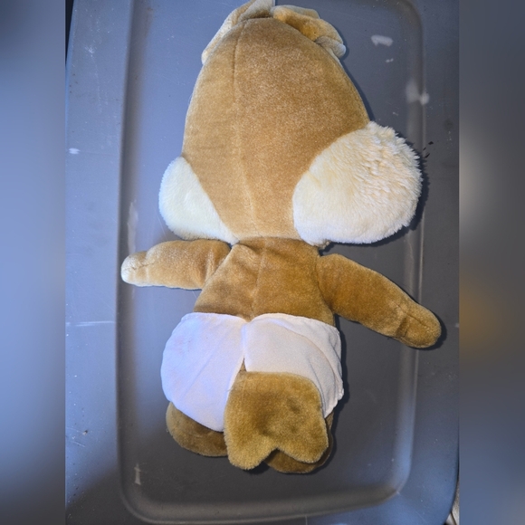 VTG Six Flags Theme Park Looney Tunes Baby Wile E Coyote Plush  1997 16” - Picture 2 of 5